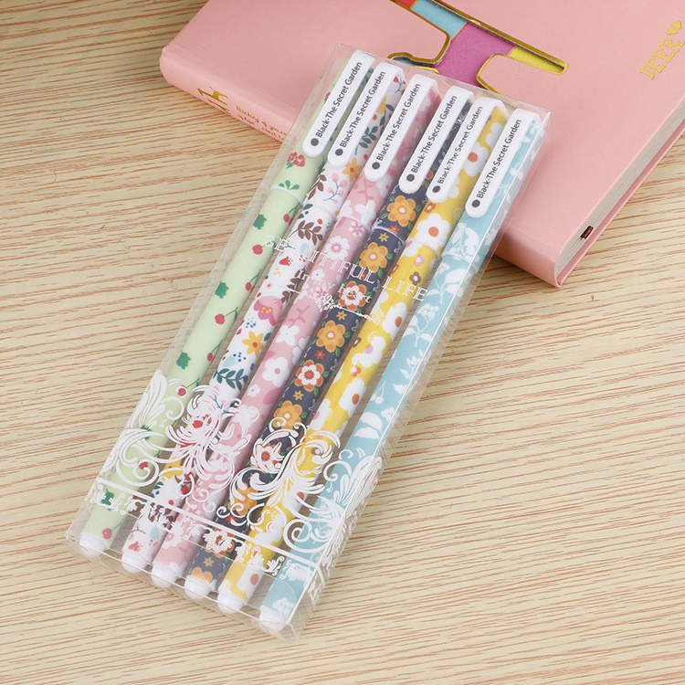 Set Bút Bi 6 Màu Ngòi Đẹp