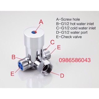 Van trộn nóng lạnh vòi cảm ứng, vòi lavabo rửa tay, vòi chén lạnh