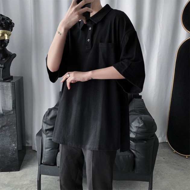 áo polo ngắn tay có cổ cotton- áo lỡ tay siêu đẹp - cam kết đổi trả nếu không ưng | BigBuy360 - bigbuy360.vn