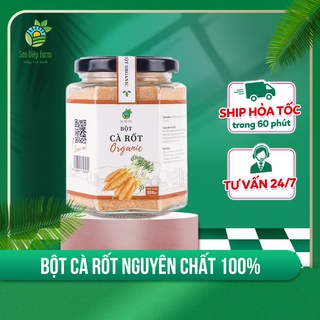 Bột cà rốt sấy lạnh - Bột ăn dặm cho bé - Sơn Diệp Farm
