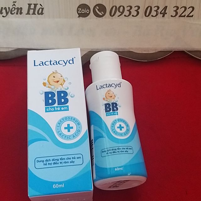 Sữa Tắm Lactacyd BB Chuyên Điều Trị Rôm Sảy Hăm Cho Bé.