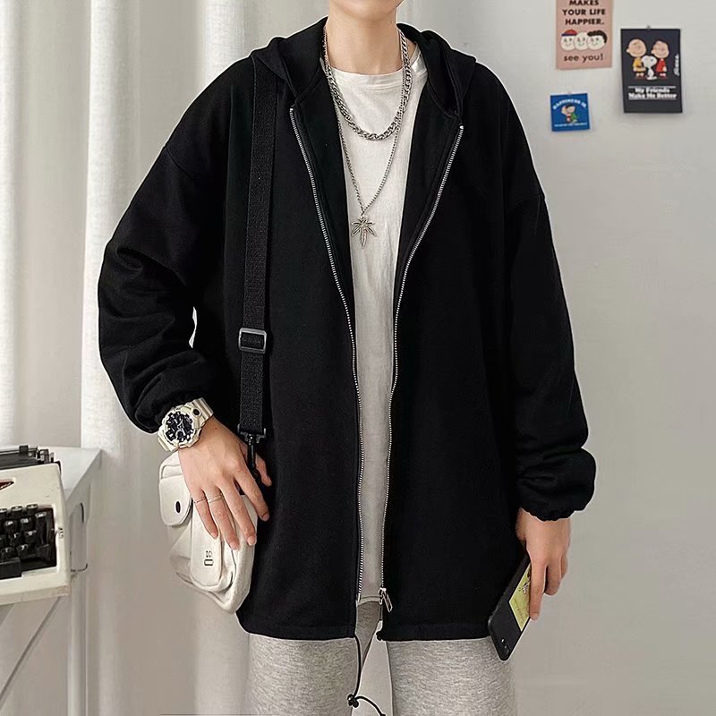 Áo Khoác Có Mũ Dáng Rộng Cỡ Lớn Kiểu Hàn Quốc Cá Tính Cho Nam | BigBuy360 - bigbuy360.vn