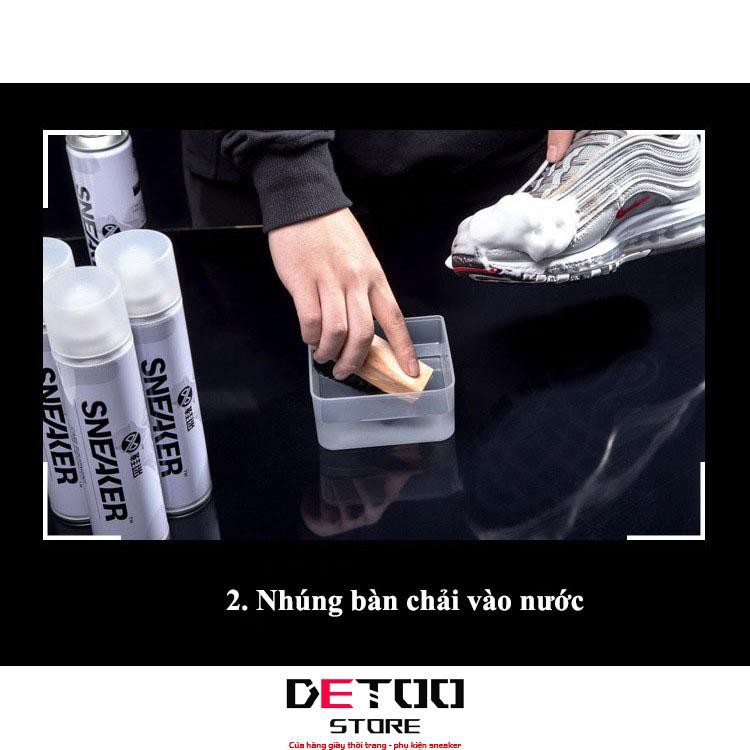 [RẺ VÔ ĐỊCH] Chai Xịt Bọt Vệ Sinh Giày Sneaker 300ml, Bộ Vệ Sinh Giày - JENDO Store