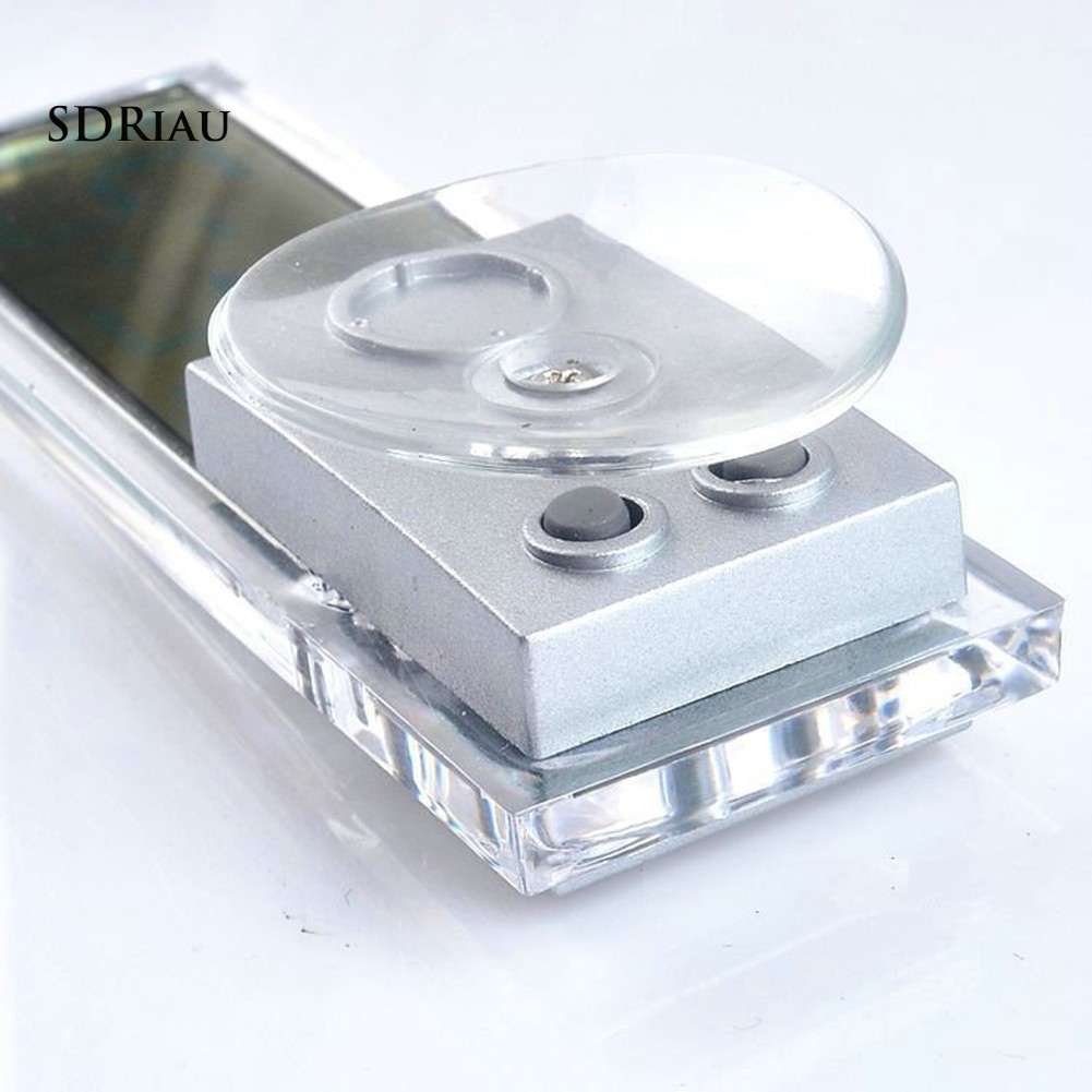 Đồng Hồ Kỹ Thuật Số LCD Có Giác Hút Gắn Bảng Điều Khiển Xe Hơi / Văn Phòng
