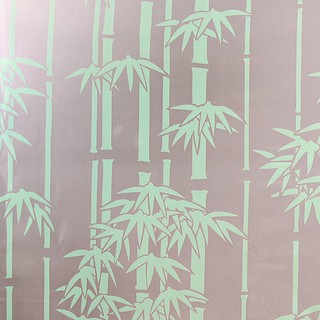 DECAL 1M PVC giấy dán kính mờ ( KHỔ 45CM ) – TRÚC XANH LỢT KK049