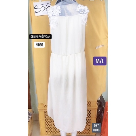 Đầm denim phối váy mullet size M/L.S56