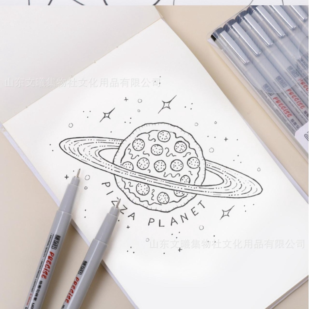 Bút Line Đi Nét chuyên nghiệp Vẽ line art, viết note, viền tranh, làm bullet journal PRECISE VBDN1