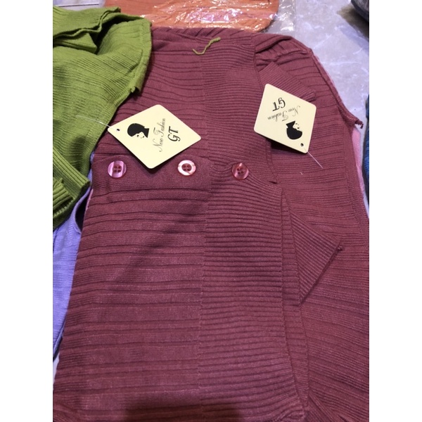 Áo khoác nhẹ vải thun len