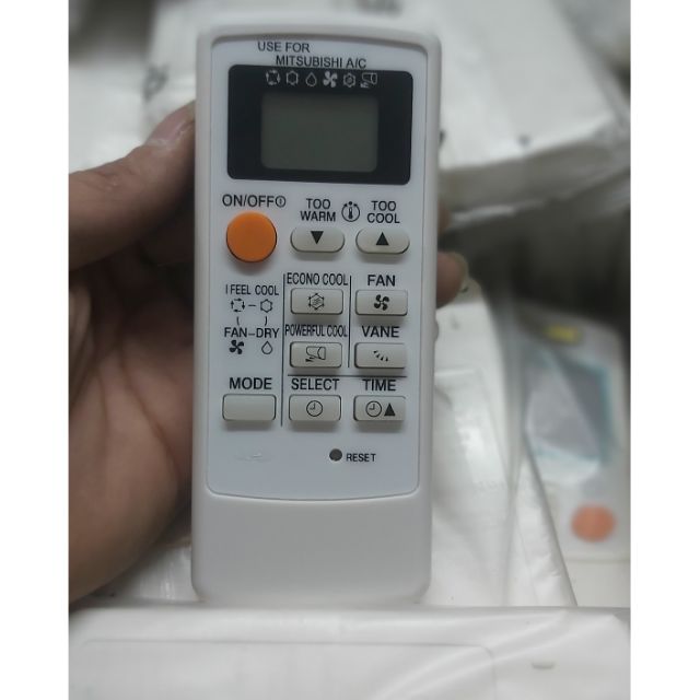 Điều khiển điều hòa mitshubitshi electric mặt đen