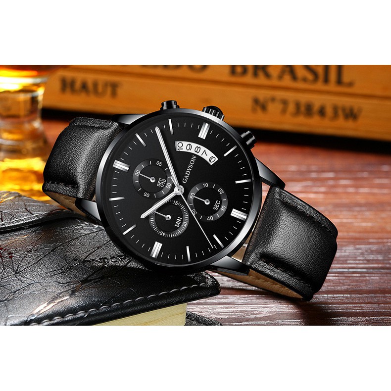 [1 ĐỔI 1] Đồng Hồ Thời Trang Nam Dây Da Gadyson JS9820L Giá Rẻ Bất Ngờ | BigBuy360 - bigbuy360.vn