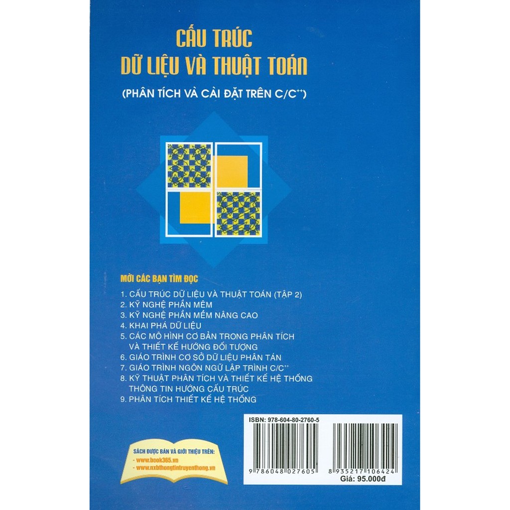 Sách - Cấu Trúc Dữ Liệu Và Thuật Toán (Phân Tích Và Cài Đặt Trên C/C++) - Tập 1