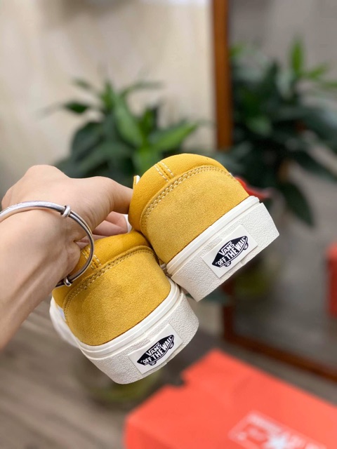 Giày vans màu vàng hàng 1:1
