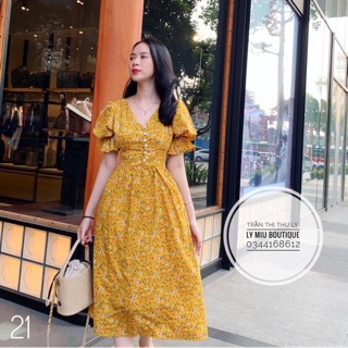 Váy Hoa vàng nhí