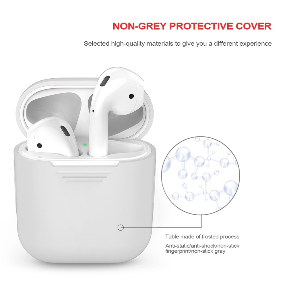 Vỏ Bảo Vệ Hộp Sạc Tai Nghe Bluetooth Bằng Silicon Mềm Chất Lượng Cao Ốp