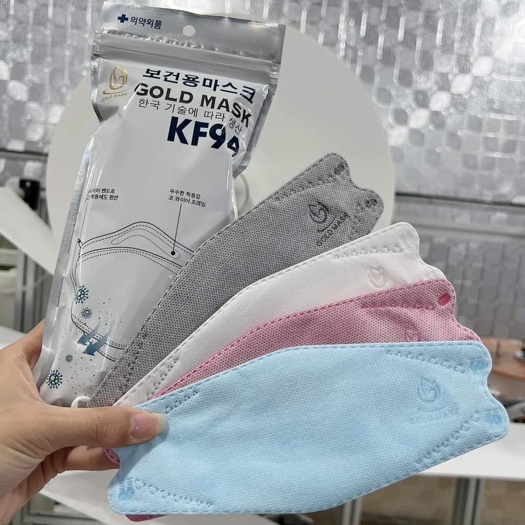 Thùng 300 Khẩu Trang 4D KF94 Hàn Quốc Chống Bụi Mịn Và Kháng Khuẩn, Khẩu Trang Y Tế 4 Lớp Giá Tại Xưởng