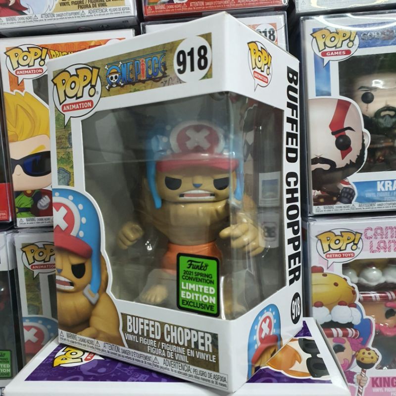 Đồ chơi mô hình funko pop 918 Buffed Chopper  - One Piece