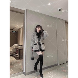 áo cardigan lông cao cấp sang chảnh