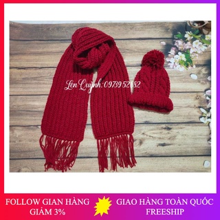 Khăn mũ len đan tay - Khăn len handmade