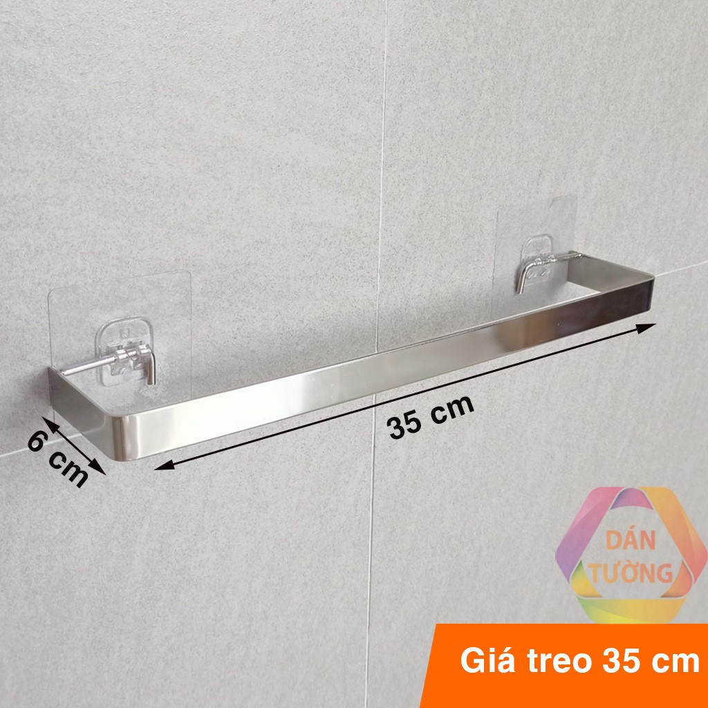 Giá treo khăn nhà tắm dán tường inox 304 MDT, giá móc treo đồ nhà tắm treo khăn mặt không cần khoan tường tki.mdi