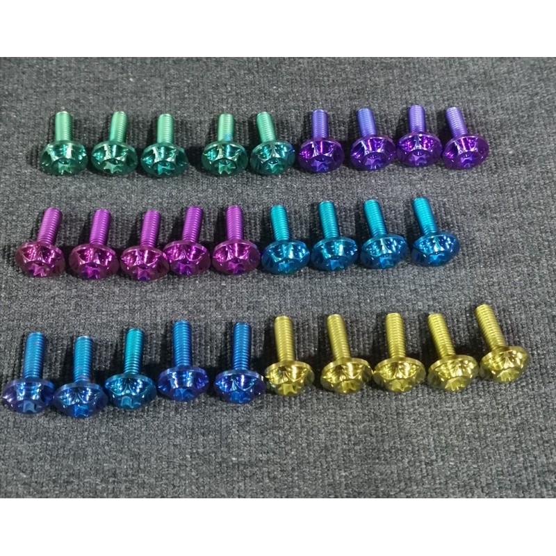 Ốc 6ly2 đầu Salaya màu GR5