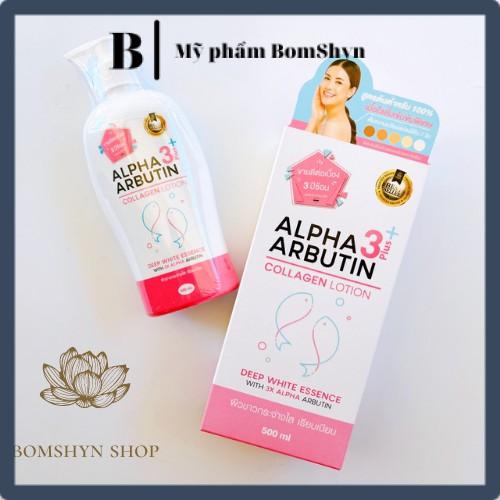 Lotion sữa dưỡng da anpha albutin 3+ 500ml chuẩn thái