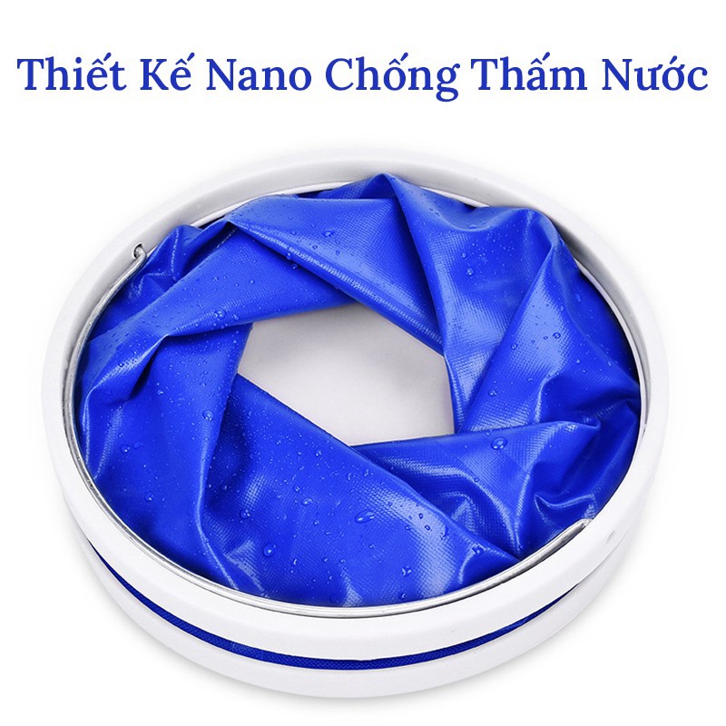 Xô Đựng Nước Gấp Gọn  Dùng Đựng Nước Rửa Xe Và Làm Xô Câu Cá Tiện Lợi