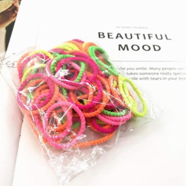 Combo 100 dây buộc tóc cho bé