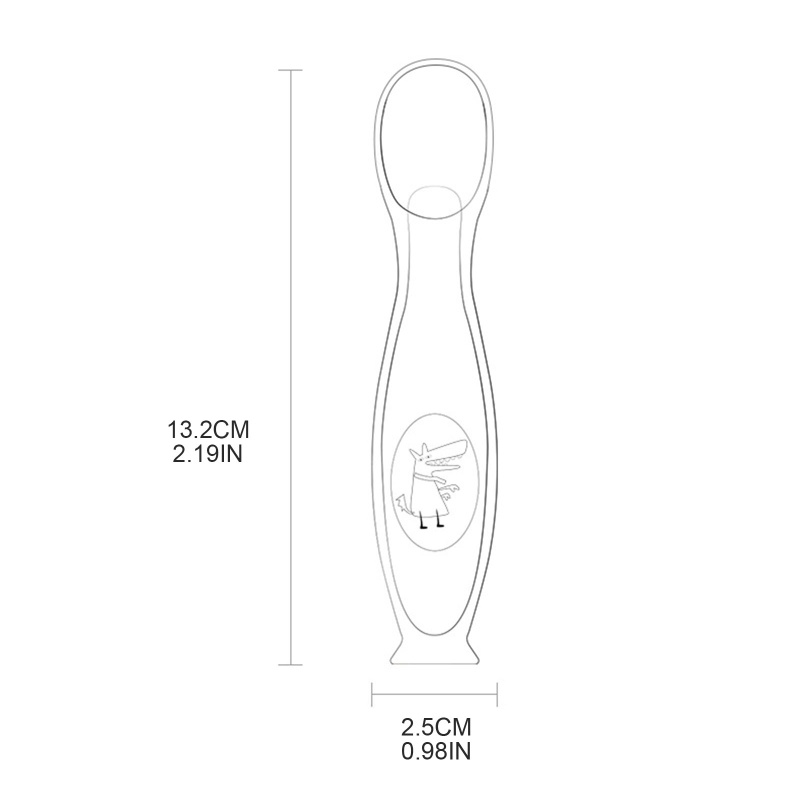 Muỗng Silicon Mềm Có Giác Hút Tập Ăn Dặm Cho Bé Sơ Sinh Mới