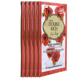 🍀🍀Combo 10 Dây Sữa Tắm Double Rich Hương Hoa hồng 7g x 12 gói