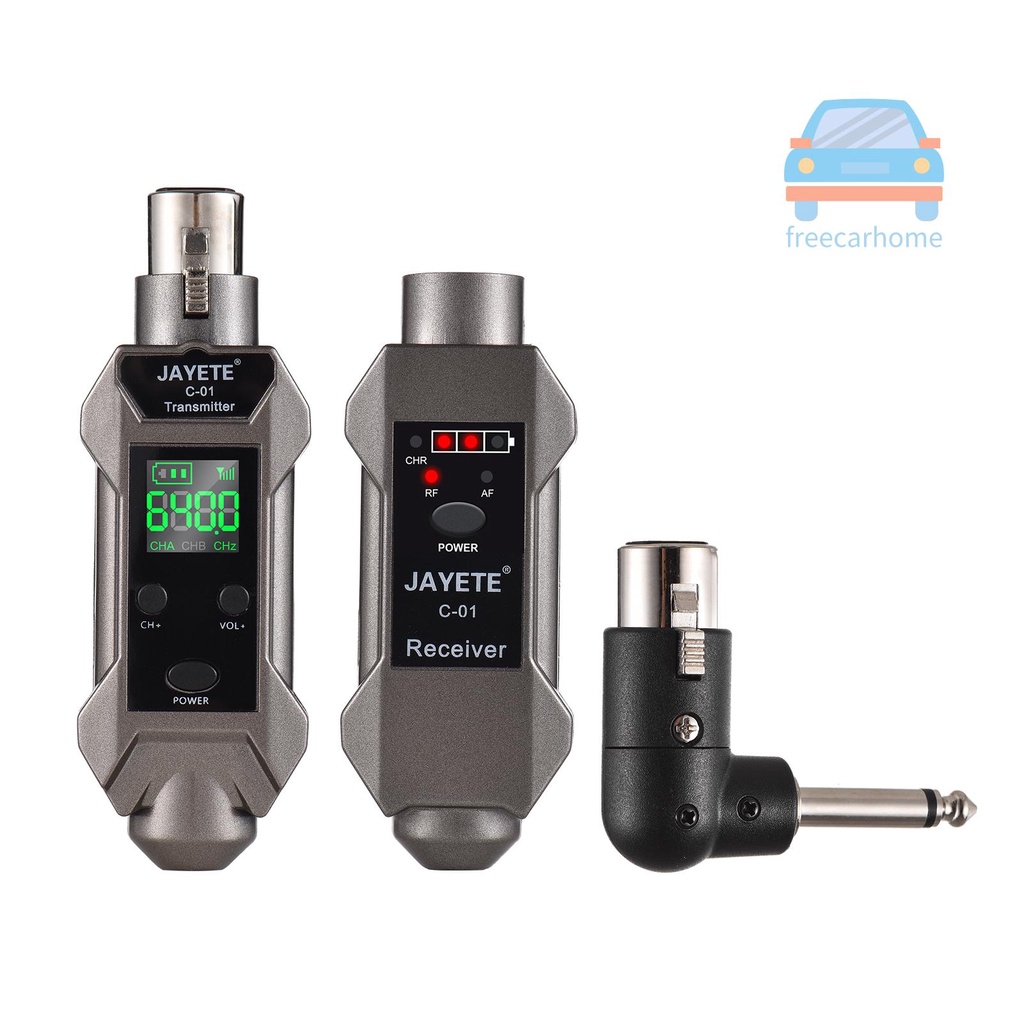 Bộ Thiết Bị Thu Phát Micro Không Dây Chuyên Nghiệp JAYETE C-01 UHF 500~980MHz