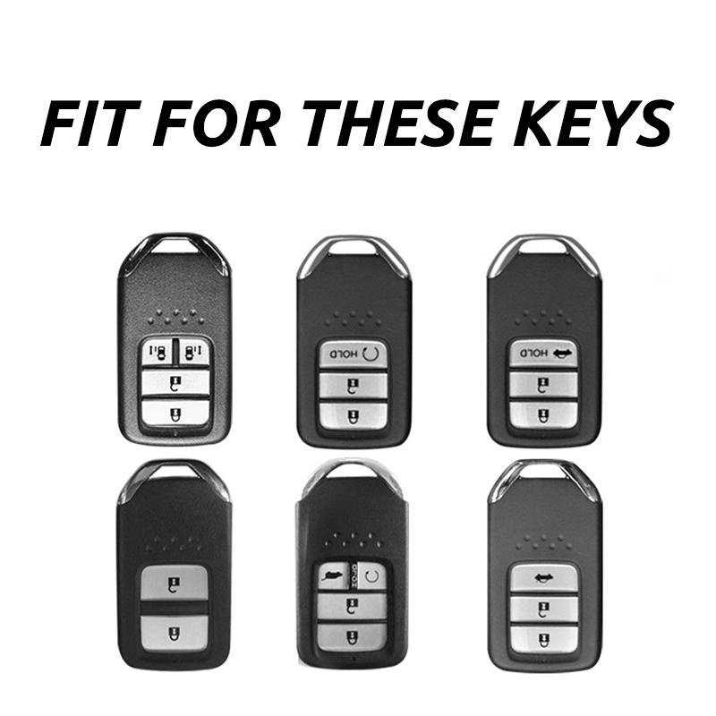 Vỏ Chìa Khóa Điều Khiển Từ Xa Cho Xe Hơi Honda Civic Hrv Jazz Brv Crv City Civic Odyssey Accord 2013-2017