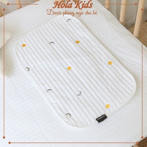 Gối chần bông tinh khiết Quilting cho bé sơ sinh ngủ ngon HolaKids Decor