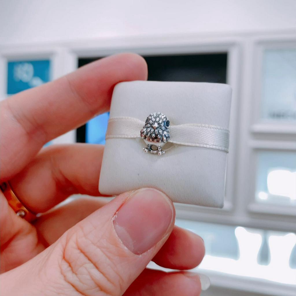 Charm Pandora Lucky White Owl Dangle Charm 1210 - Bạc S925