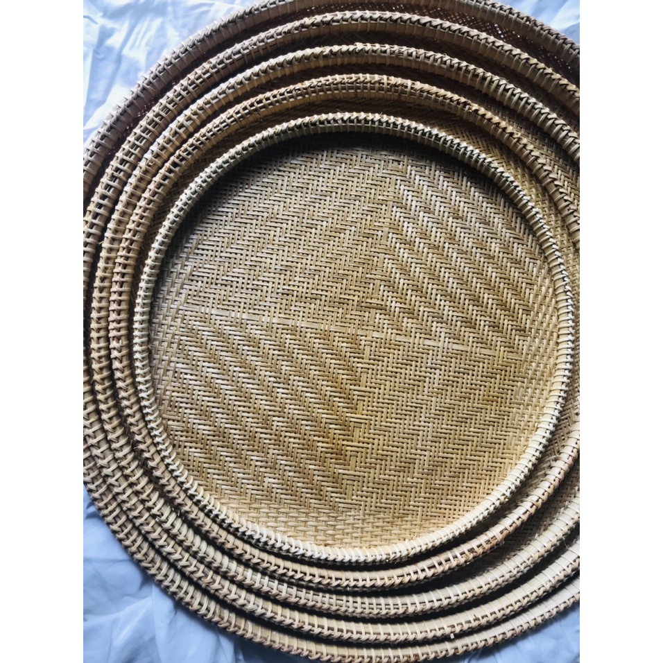 Mẹt Mây Tre Đan.Dùng để trang trí đồ ăn, sản phẩm chụp hình