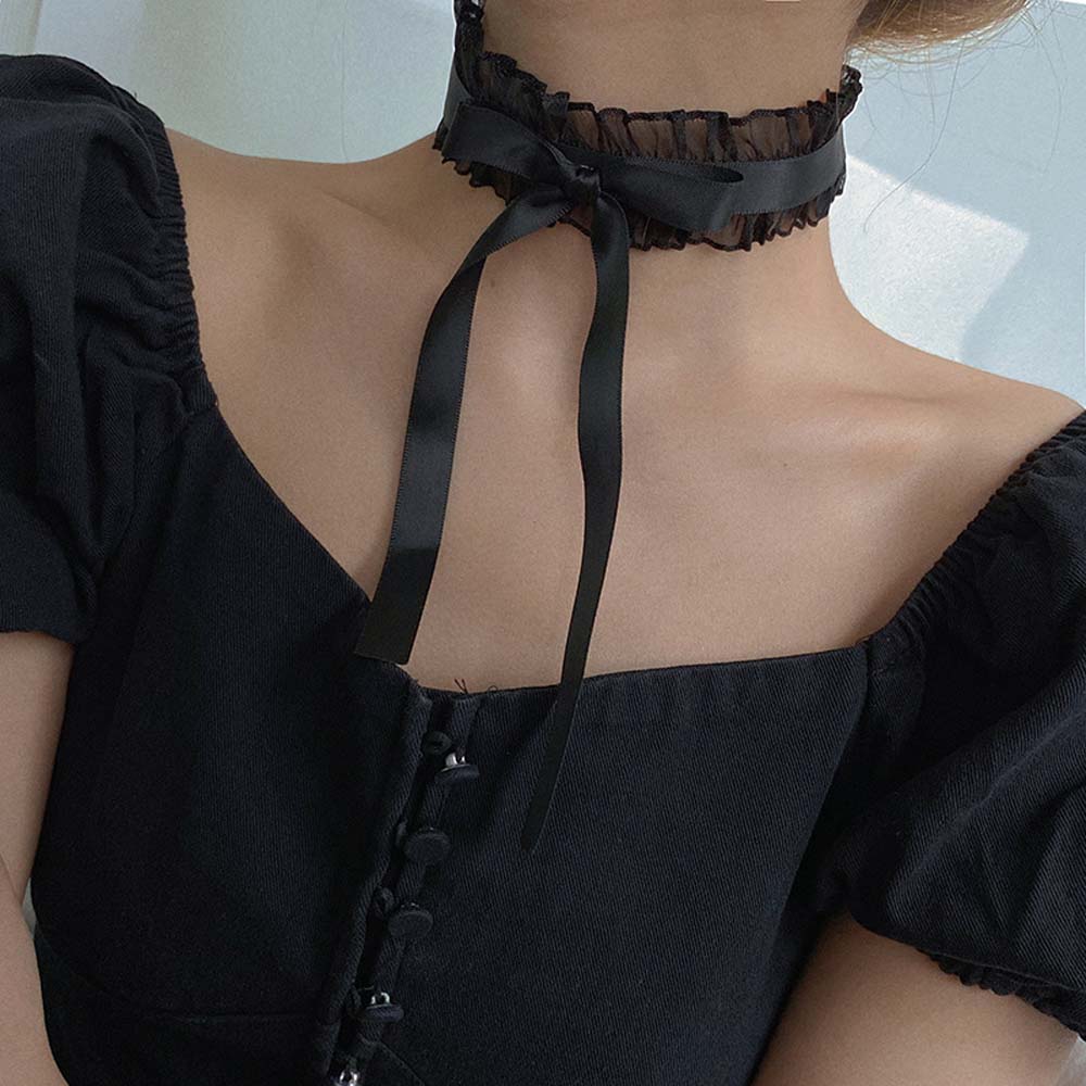 Vòng Cổ Choker Phối Ren Thời Trang Dành Cho Nữ