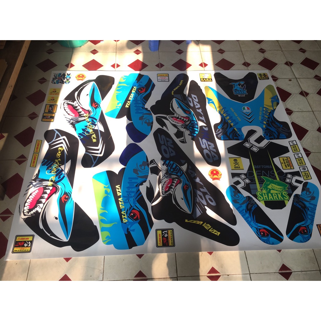 Tem Decal Xe Điện Xmen  09