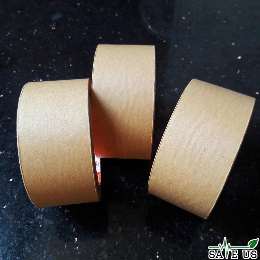 Băng Dính Giấy Kraft Màu Nâu Khổ 4.8cm x 30m - Lõi Siêu Mỏng, Keo Siêu Chắc, Hàng Đủ Cân