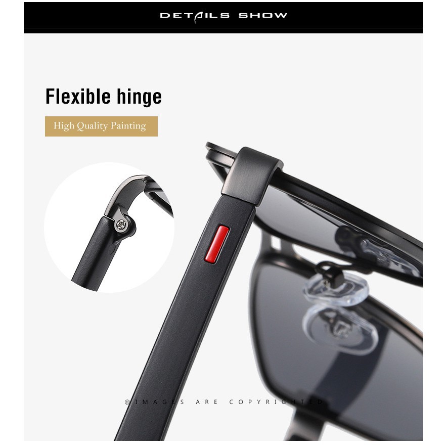 Kính Mát❤️FREESHIP❤️Kính Râm Nam Retro 5925 Thời Trang Cổ Điển Lái Xe Cao Cấp Phân Cực 2022