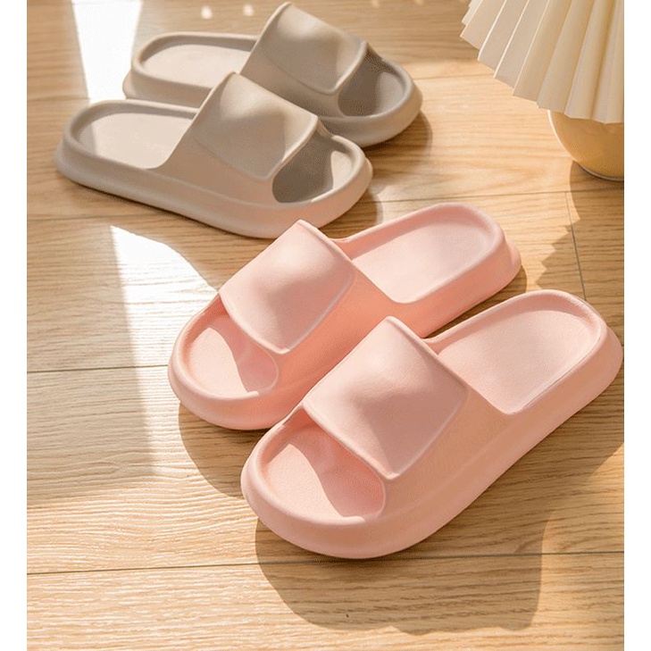 Dép quai ngang cặp đôi nam nữ trơn màu - US682 kèm ảnh thật