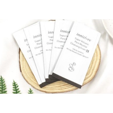 Sample sữa rửa mặt Innisfree Super Volcanic Pore Micellar Cleansing Foam 2x 3ml | BigBuy360 - bigbuy360.vn