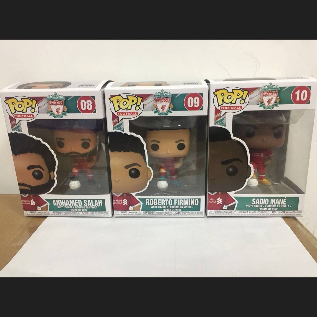 Funko POP Mô Hình Đồ Chơi Ngôi Sao Bóng Đá Manchester United Liverpool Lukaku Pogba Mane