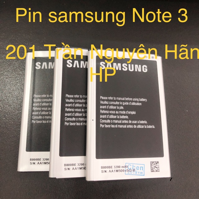 Pin Samsung Galaxy Note 3 N9000 ( 800AE )