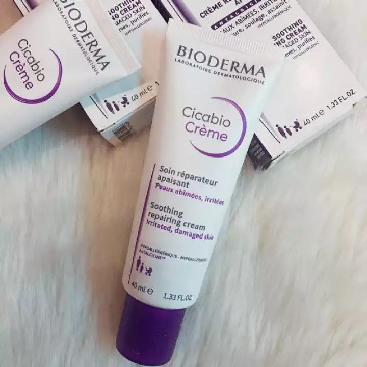 Kem Dưỡng Phục Hồi Da Bioderma Cicabio Creme Hiệu Quả 40ml