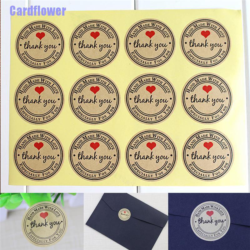 Set Sticker In Chữ Thank You Kích Thước 12 / 60 / 120 38mm
