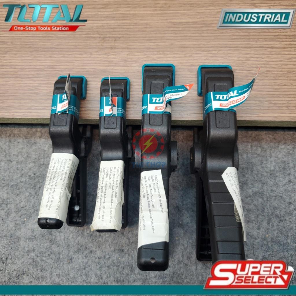 Kẹp lò xo nhựa 4'', 6'',  Kẹp nhanh ,  kẹp gỗ TOTAL