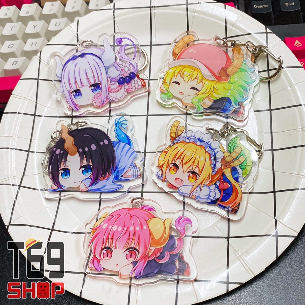 Móc khóa mica anime Miss Kobayashi’s Dragon Maid