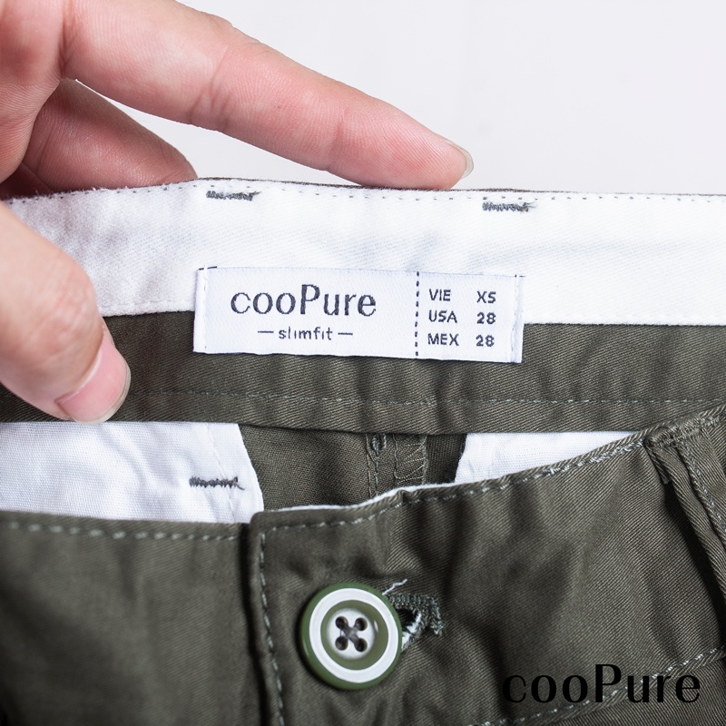 Quần kaki ống đứng cooPure, chất vải kaki thun truyền thống, bảng màu đa dạng, lịch thiệp QKCP022