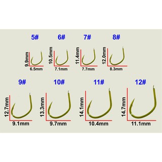 50 Lưỡi Thép Câu Tôm
