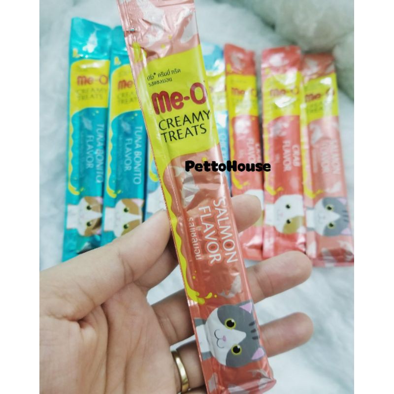 1 tuýp/thanh 15g MeO Me-O Me0 Me-0 creamy treat Soup thưởng cho mèo