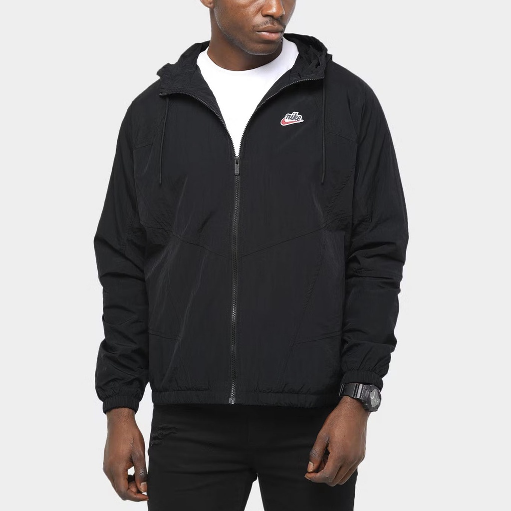 ÁO KHOÁC NIKE HERITAGE WINDRUNNER  - ĐEN